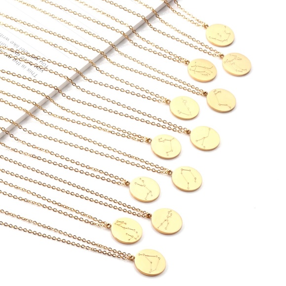 ✨SOLD OUT✨Gemini Constellation Engraved Necklace✨ - Picture 2 of 4